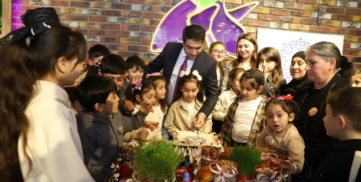 Ağstafada Novruz bayramı ərəfəsində şəhidlərimizin övladları ilə görüş keçirilib