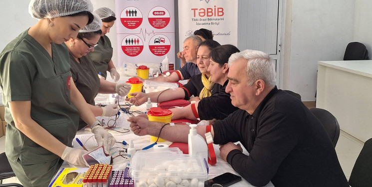 Heydər Əliyev Fondunun “Talassemiyasız həyat naminə” proqramı çərçivəsində Ağstafada növbəti könüllü qanvermə aksiyası keçirilib