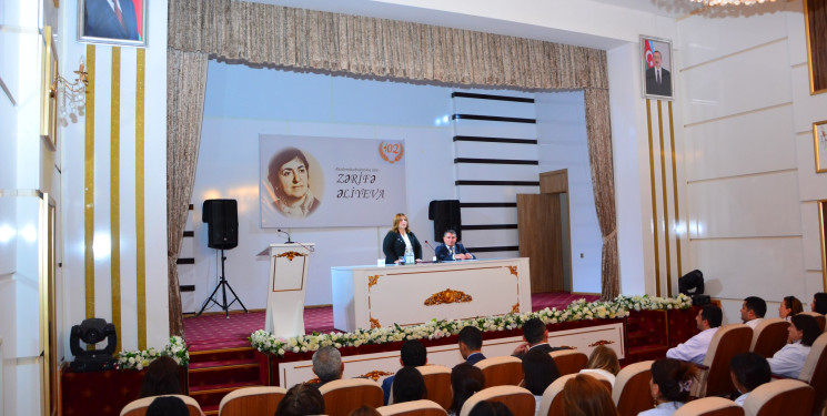 Ağstafada akademik Zərifə Əliyevanın anadan olmasının 102 illiyinə həsr olunmuş tədbir keçirilib.
